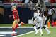 ST. LOUIS, MO - SEPTEMBER 26: Kendall Hunter #32 of the San Francisco 49ers scores a touchdown against the St. Louis Rams at the Edward Jones Dome on September 26, 2013 in St. Louis, Missouri. (Photo by Michael Thomas/Getty Images)