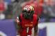 BALTIMORE, MD - SEPTEMBER 21: Wide receiver Stefon Diggs #1 of the Maryland Terrapins lines up against the West Virginia Mountaineers at M&T Bank Stadium on September 21, 2013 in Baltimore, Maryland. (Photo by Rob Carr/Getty Images)