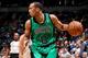 MINNEAPOLIS, MN - APRIL 1: Avery Bradley #0 of the Boston Celtics advances the ball against the Minnesota Timberwolves on April 1, 2013 at Target Center in Minneapolis, Minnesota. NOTE TO USER: User expressly acknowledges and agrees that, by downloading a