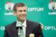 WALTHAM, MA - JULY 5: The Boston Celtics introduce their new head coach Brad Stevens on July 5, 2013 at The Training Center at Healthpoint in Waltham, Massachusetts. NOTE TO USER: User expressly acknowledges and agrees that, by downloading and or using