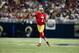 Sep 26, 2013; St. Louis, MO, USA; San Francisco 49ers quarterback Colin Kaepernick (7) throws against the St. Louis Rams during the second half at the Edward Jones Dome. San Francisco defeated St. Louis 35-11. Mandatory Credit: Jeff Curry-USA TODAY Sports