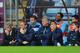 BIRMINGHAM, ENGLAND - SEPTEMBER 28: Manchester City manager Manuel Pellegrini (l) and his bench react during the Barclays Premier League match between Aston Villa and Manchester City at Villa Park on September 28, 2013 in Birmingham, England. (Photo by