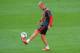 PRAGUE, CZECH REPUBLIC - AUGUST 29: Arjen Robben of FC Bayern Munchen during a training session prior to the UEFA Super Cup match between FC Bayern Munchen and Chelsea at Stadion Eden on August 29, 2013 in Prague, Czech Republic. (Photo by Shaun Botteri