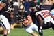 Sep 28, 2013; West Lafayette, IN, USA; Purdue Boilermakers wide receiver B.J. Knauf (83) runs after catching a pass against the Northern Illinois Huskies at Ross Ade Stadium. Mandatory Credit: Pat Lovell-USA TODAY Sports