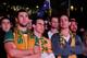 Disappointed Australians watch the 2022 World Cup rights presentation from Sydney.