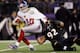 BALTIMORE, MD - DECEMBER 23: Defensive end Haloti Ngata #92 of the Baltimore Ravens sacks quarterback Eli Manning #10 of the New York Giants during the second quarter at M&T Bank Stadium on December 23, 2012 in Baltimore, Maryland. (Photo by Rob Carr/Get