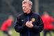 MANCHESTER, ENGLAND - OCTOBER 01: Manager David Moyes of Manchester United watches on during a training session ahead of their Champions League Group A match against Shakhtar Donetsk at their Carrington Training Complex on October 01, 2013 in Manchester,