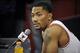 Sep 27, 2013; Deerfield, IL, USA; Chicago Bulls point guard Derrick Rose (1) answers questions during media day at Berto Center. Mandatory Credit: David Banks-USA TODAY Sports
