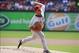 Sep 29, 2013; Arlington, TX, USA; Los Angeles Angels starting pitcher Jason Vargas (60) throws a pitch in the first inning of the game against the Texas Rangers at Rangers Ballpark in Arlington. Mandatory Credit: Tim Heitman-USA TODAY Sports