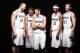 MINNEAPOLIS, MN - SEPTEMBER 30: Nikola Pekovic #14, Kevin Martin #23, Ricky Rubio #9, Corey Brewer #13, and Kevin Love #42 of the Minnesota Timberwolves laugh while they poses for a portrait during 2013 NBA Media Day on September 30, 2013 at Target Cent