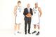 BROOKLYN, NY - SEPTEMBER 30: Andrei Kirilenko #47, Jason Kidd, and Paul Pierce #34 of the Brooklyn Nets pose for a portrait during Media Day at the Barclays Center in Brooklyn, NY. NOTE TO USER: User expressly acknowledges and agrees that, by downloading