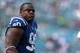 JACKSONVILLE, FL - SEPTEMBER 29: Cory Redding #90 of the Indianapolis Colts looks on during a game against the Jacksonville Jaguars at EverBank Field on September 29, 2013 in Jacksonville, Florida. (Photo by Mike Ehrmann/Getty Images)