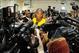Sep 28, 2013; El Segundo, CA, USA; Los Angeles Lakers shooting guard Kobe Bryant (24) during media day at the Lakers Training Facility. Mandatory Credit: Jayne Kamin-Oncea-USA TODAY Sports