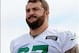 Jul 27, 2013; Cortland, NY, USA; New York Jets guard Brian Winters (67) walks out to the field prior to the start of training camp at SUNY Cortland. Mandatory Credit: Rich Barnes-USA TODAY Sports