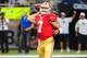 ST. LOUIS, MO - SEPTEMBER 26: Colin Kaepernick #7 of the San Francisco 49ers passes against the St. Louis Rams at the Edward Jones Dome on September 26, 2013 in St. Louis, Missouri. (Photo by Michael Thomas/Getty Images)