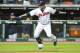 CLEVELAND, OH - SEPTEMBER 24: Jason Giambi #25 of the Cleveland Indians celebrates after hiting a walk-off two-run home run to defeat the Chicago White Sox at Progressive Field on September 24, 2013 in Cleveland, Ohio. The Indians defeated the White Sox 5