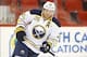 September 27, 2013; Raleigh, NC, USA; Buffalo Sabres forward Thomas Vanek (26) skates before the start of the game against the Carolina Hurricanes at PNC Center. The Hurricanes defeated the Sabres 1-0. Mandatory Credit: James Guillory-USA TODAY Sports