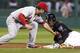 PITTSBURGH, PA - JULY 31: Starling Marte #6 of the Pittsburgh Pirates slides in safe at second in the fifth inning against Pete Kozma #38 of the St. Louis Cardinals during the game on July 31, 2013 at PNC Park in Pittsburgh, Pennsylvania. (Photo by Just