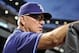 Aug 20, 2013; Baltimore, MD, USA; Tampa Bay Rays manager Joe Maddon (70) during the third inning against the Baltimore Orioles at Oriole Park at Camden Yards. Mandatory Credit: Joy R. Absalon-USA TODAY Sports