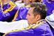 SAN ANTONIO, TX - APRIL 24: Steve Nash #10 of the Los Angeles Lakers looks on from the bench as his teammates play the San Antonio Spurs in Game Two of the Western Conference Quarterfinals during the 2013 NBA Playoffs on April 24, 2013 at the AT&T Center
