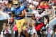 PASADENA, CA - OCTOBER 13: Wide receiver Joesph Fauria #8 of the UCLA Bruins carries the ball as defensive tackle Star Lotulelei #92 of the Utah Utes pursues at the Rose Bowl on October 13, 2012 in Pasadena, California. (Photo by Stephen Dunn/Getty Imag