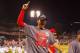 ST. LOUIS, MO - SEPTEMBER 27: Adam Wainwright #50 of the St. Louis Cardinals acknowledges the fans after clinching the National League Central Division title at Busch Stadium on September 27, 2013 in St. Louis, Missouri. (Photo by Dilip Vishwanat/Getty