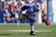 ORCHARD PARK, NY - SEPTEMBER 8: Stevie Johnson #13 of the Buffalo Bills drops a pass during NFL game action against the New England Patriots at Ralph Wilson Stadium on September 8, 2013 in Orchard Park, New York. (Photo by Tom Szczerbowski/Getty Images)