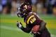 Sep 28, 2013; Tempe, AZ, USA; Arizona State Sun Devils running back Marion Grice (1) carries the ball during the first half against the USC Trojans at Sun Devil Stadium. Mandatory Credit: Matt Kartozian-USA TODAY Sports