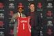 HOUSTON, TX - JUNE 28: Isaiah Canaan poses with his new jersey as he is being introduced as the newest Rocket by Houston Rockets GM Daryl Morey on June 28, 2013 at The Toyota Center Houston, Texas. NOTE TO USER: User expressly acknowledges and agrees tha
