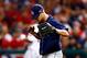 CLEVELAND, OH - OCTOBER 02: Alex Cobb #53 of the Tampa Bay Rays reacts in the sixth inning against the Cleveland Indians during the American League Wild Card game at Progressive Field on October 2, 2013 in Cleveland, Ohio. (Photo by Jared Wickerham/Gett