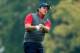 DUBLIN, OH - OCTOBER 02: Phil Mickelson of the U.S. Team hits a shot during a practice round prior to the start of The Presidents Cup at the Muirfield Village Golf Club on October 2, 2013 in Dublin, Ohio. (Photo by Andy Lyons/Getty Images)