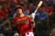 ARLINGTON, TX - SEPTEMBER 24: Ian Kinsler #5 of the Texas Rangers at Rangers Ballpark in Arlington on September 24, 2013 in Arlington, Texas. (Photo by Ronald Martinez/Getty Images)