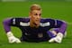 MANCHESTER, ENGLAND - OCTOBER 02: Joe Hart of Manchester City shows his dissapointment during the UEFA Champions League Group D match between Manchester City and FC Bayern Munchen at Etihad Stadium on October 2, 2013 in Manchester, England. (Photo by L