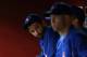 PHOENIX, AZ - SEPTEMBER 04: Jose Bautista #19 of the Toronto Blue Jays sits in the dugout during the interleague MLB game against the Arizona Diamondbacks at Chase Field on September 4, 2013 in Phoenix, Arizona. (Photo by Christian Petersen/Getty Images