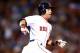 BOSTON, MA - SEPTEMBER 4: Jacoby Ellsbury #2 of the Boston Red Sox runs around first base after hitting a solo home run in the third inning against the Detroit Tigers during the game on September 4, 2013 at Fenway Park in Boston, Massachusetts. (Photo by