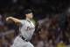MINNEAPOLIS, MN - SEPTEMBER 25: Max Scherzer #37 of the Detroit Tigers delivers a pitch against the Minnesota Twins during the game on September 25, 2013 at Target Field in Minneapolis, Minnesota. (Photo by Hannah Foslien/Getty Images)