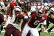 ATLANTA, GA - AUGUST 31: Demitri Knowles #80 of the Virginia Tech Hokies against Ha Ha Clinton-Dix #6 of the Alabama Crimson Tide at Georgia Dome on August 31, 2013 in Atlanta, Georgia. (Photo by Kevin C. Cox/Getty Images)