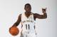 METAIRIE, LA - SEPTEMBER 30: Jrue Holiday #11 of the New Orleans Pelicans poses for photos during NBA Media Day on September 30, 2013 at the New Orleans Pelicans practice facility in Metairie, Louisiana. NOTE TO USER: User expressly acknowledges and agree