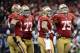 The offensive line has not played up to its potential in 2013.