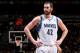 MINNEAPOLIS, MN - DECEMBER 26: Kevin Love #42 of the Minnesota Timberwolves waits to resume action against the Houston Rockets on December 26, 2012 at Target Center in Minneapolis, Minnesota. NOTE TO USER: User expressly acknowledges and agrees that, by d
