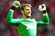 LONDON, ENGLAND - AUGUST 11: David De Gea of Manchester United celebrates during the FA Community Shield match between Manchester United and Wigan Athletic at Wembley Stadium on August 11, 2013 in London, England. (Photo by Jamie McDonald/Getty Images)