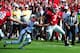 ATHENS, GA - SEPTEMBER 7: Todd Gurley #3 of the Georgia Bulldogs carries the ball against T. J. Gurley #20 of the South Carolina Gamecocks at Sanford Stadium on September 7, 2013 in Athens, Georgia. (Photo by Scott Cunningham/Getty Images)