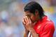 LEICESTER, ENGLAND - JULY 27: Radamel Falcao of Monaco looks on during the the pre season friendly match between Leicester City and Monaco at The King Power Stadium on July 27, 2013 in Leicester, England. (Photo by Michael Regan/Getty Images)