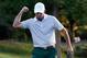 DUBLIN, OH - OCTOBER 03: Charl Schwartzel of South Africa and the International Team makes birdie on the 17th green to defeat the team of Mickelson/Bradley 2&1 paired with Louis Oosthuizen during the One Four-Ball Matches at the Muirfield Village Golf Cl