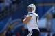 SAN DIEGO, CA - SEPTEMBER 29: Quarterback Philip Rivers #17 of the San Diego Chargers drops back to pass against the Dallas Cowboys at Qualcomm Stadium on September 29, 2013 in San Diego, California. (Photo by Jeff Gross/Getty Images)
