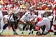 TAMPA, FL - SEPTEMBER 29: Quarterback Mike Glennon #8 of the Tampa Bay Buccaneers looks over the Arizona Cardinals defense during an NFL game at Raymond James Stadium on September 29, 2013 in Tampa, Florida. (Photo by Scott Iskowitz/Getty Images)