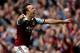 LONDON, ENGLAND - SEPTEMBER 21: Mark Noble of West Ham celebrates after scoring their second goal during the Barclays Premier League match between West Ham United and Everton at the Boleyn Ground on September 21, 2013 in London, England. (Photo by Ian Wal