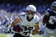 SAN DIEGO, CA - SEPTEMBER 29: Danny Woodhead #39 of the San Diego Chargers catches a touchdown pass against the Dallas Cowboys on September 29, 2013 at Qualcomm Stadium in San Diego, California. (Photo by Donald Miralle/Getty Images)