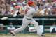 DETROIT, MI - JUNE 25: Albert Pujols #5 of the Los Angeles Angels of Anaheim bats during the fifth inning of the game against the Detroit Tigers at Comerica Park on June 25, 2013 in Detroit, Michigan. The Angels defeated the 14-8. (Photo by Leon Halip/G