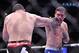 Jan 28, 2012; Chicago, IL, USA; UFC fighter Demian Maia (right) fights against Chris Weidman during UFC on Fox 2 at the United Center. Weidman defeats Maia. Mandatory Credit: Mike Dinovo-USA TODAY Sports